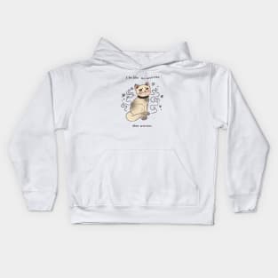 anxiety kitty Kids Hoodie